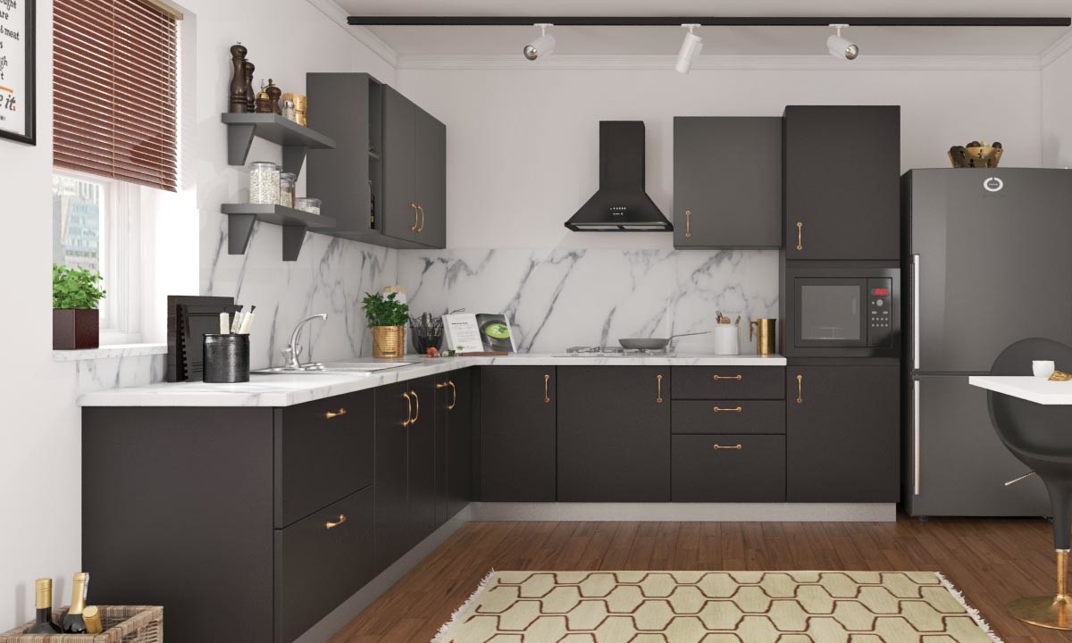 l shaped kitchen interiors in chennai